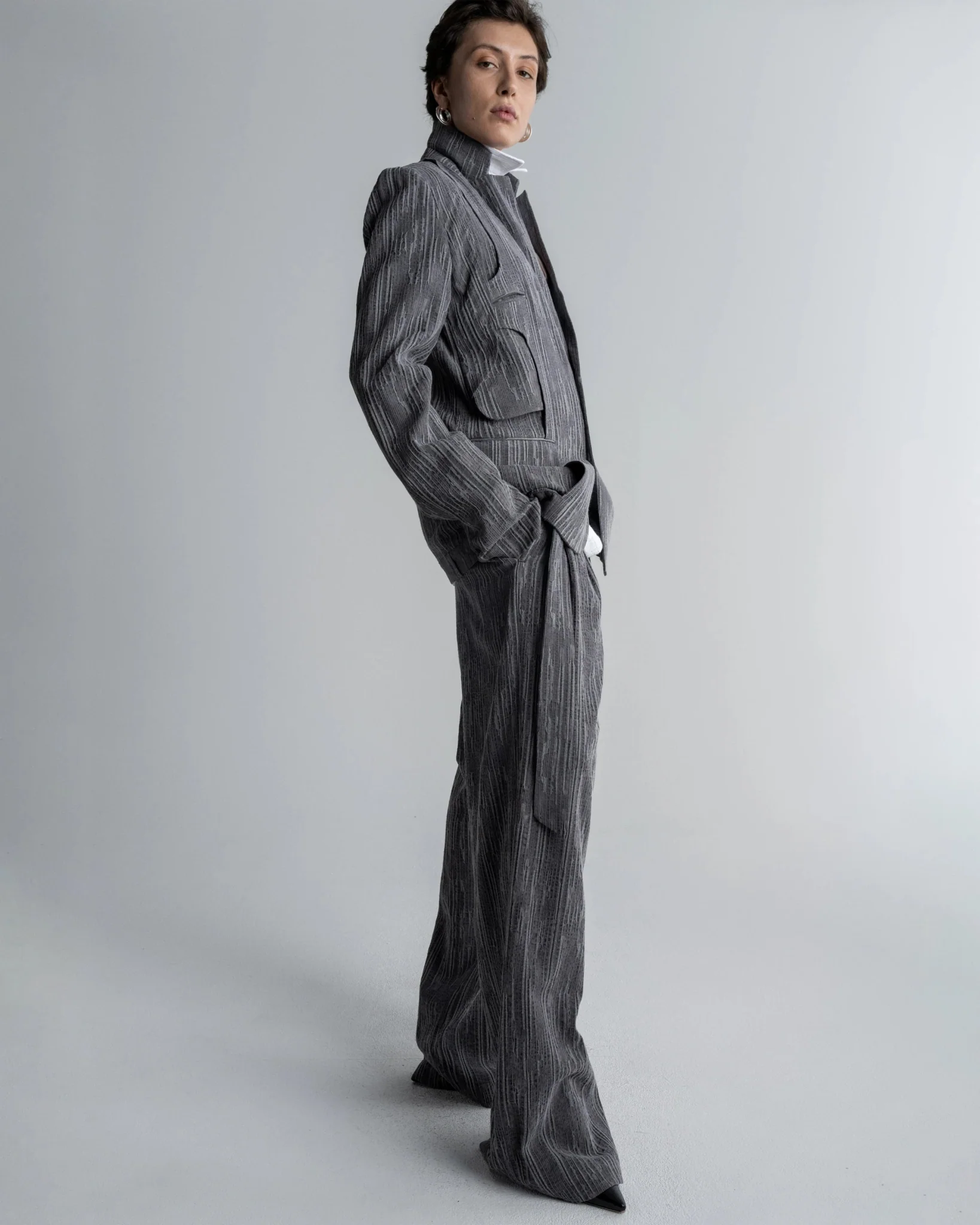 BAGGY FLARE PANTS - Image 3